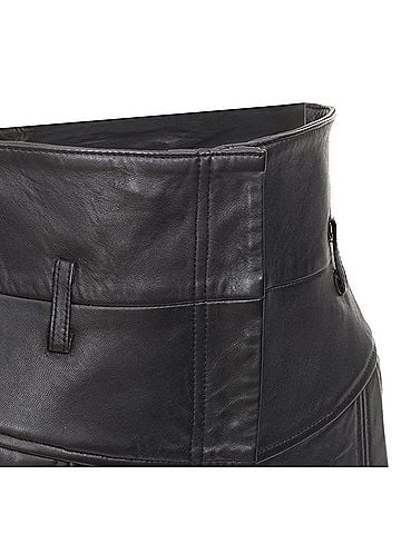 Alberta Ferretti Alberta Ferretti Giacca Black Leather Culottes (view 2)