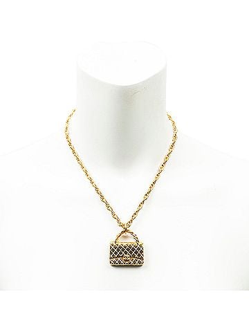 Chanel Bag Motif Pendant Necklace (view 1)