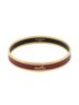 Hermes Leather Goods Maroon Enamel Bangle PM One size - photo 2