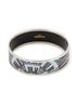 Hermes Leather Goods Purple Enamel Bangle MM One size - photo 3