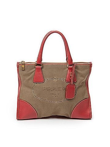 Prada Medium Jacquard Tote (view 1)