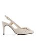 Andrea White Women's Slingback Stilettos Size 10 - photo 1