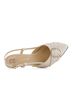 Andrea White Women's Slingback Stilettos Size 10 - photo 5