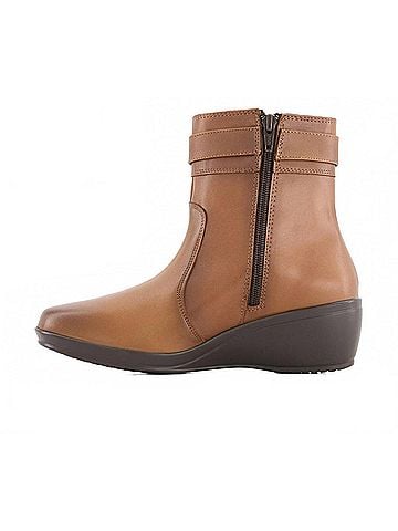 Andrea Women's Leather Booties (view 2)
