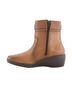 Andrea Brown Women's Leather Booties Size 9 - photo 2