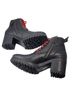 Bueno 100% Leather Solid Black Boots Size 8 - photo 10