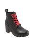 Bueno 100% Leather Solid Black Boots Size 8 - photo 1