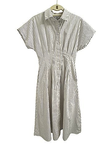 Nicole Miller Pintuck Waist Midi Dress Casual Dress (view 1)