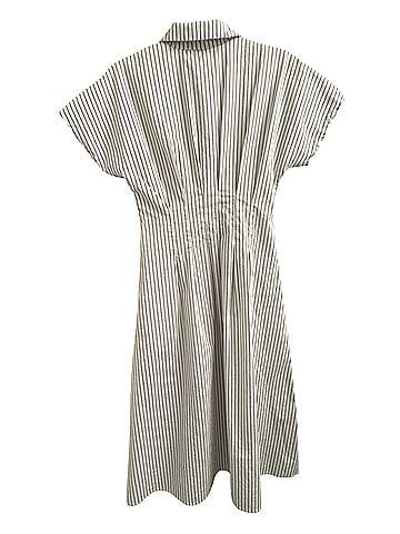 Nicole Miller Pintuck Waist Midi Dress Casual Dress (view 2)