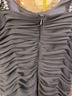 Cache 100% Polyester Black Blue Cocktail Dress Size 2 - photo 8