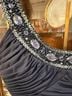Cache 100% Polyester Black Blue Cocktail Dress Size 2 - photo 5