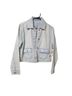 Michael Kors 100% Cotton Solid Blue Denim Jacket Size S - photo 2