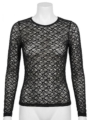 Chaser Kevin Long Sleeve Top in Licorice (view 1)