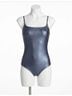 Commando Solid Blue Faux Leather Cami Bodysuit in Galaxy Size S - photo 1