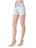 Risen Solid Blue Crossing Over Shorts in Light Acid Size M - photo 4