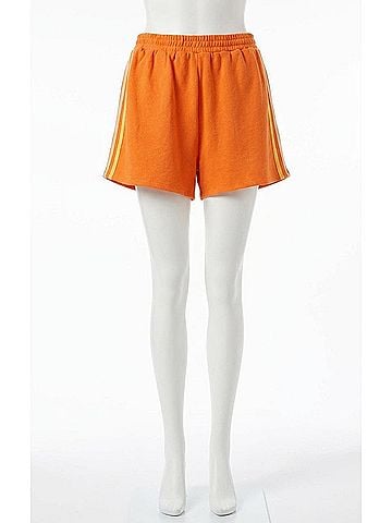 Chaser Neon Strappings Shorts in Coral Orange (view 1)