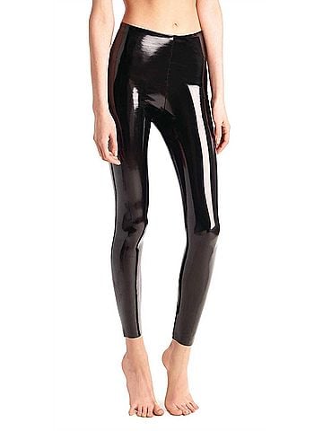 Commando Faux Patent Leather Legging in Black (view 2)