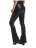 Commando Solid Black Faux Leather Flared Legging in Black Size XS - photo 4