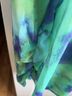 Susan Graver Tie-dye Green Multi Color Jacket Size L - photo 4