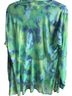 Susan Graver Tie-dye Green Multi Color Jacket Size L - photo 2