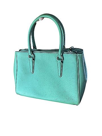 Coach sage green mini Coach Surrey Carryall Leather Tote (view 2)