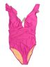 J.Crew Color Block Pink J.Crew One Piece Swimsuit Size 16 - photo 1