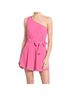 Leith 100% Polyester Solid Pink Romper Size S - photo 1
