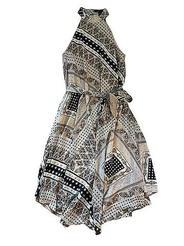 Forever 21 Handkerchief Halter Dress Cocktail Dress (view 1)