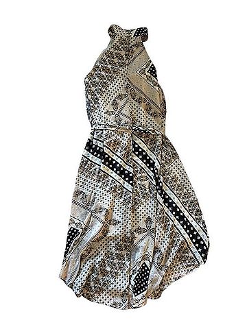 Forever 21 Handkerchief Halter Dress Cocktail Dress (view 2)