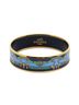 Hermes Leather Goods Blue Enamel Bangle MM One size - photo 2