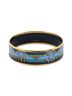 Hermes Leather Goods Blue Enamel Bangle MM One size - photo 3