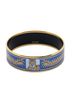 Hermes Leather Goods Blue Enamel Bangle MM One size - photo 3