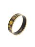 Hermes Leather Goods Black Enamel Bangle MM One size - photo 1