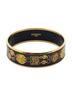 Hermes Leather Goods Black Enamel Bangle MM One size - photo 2