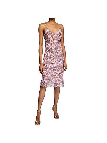 7 For All Mankind Seamed Chiffon Slip Dress Casual Dress (view 1)