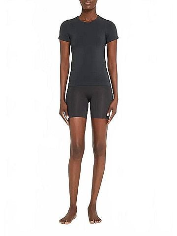 SKIMS Soft Smoothing Seamless T-Shirt in Eclipse (view 2)