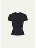 SKIMS Black Soft Smoothing Seamless T-Shirt in Eclipse Size S - photo 3
