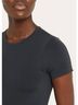 SKIMS Black Soft Smoothing Seamless T-Shirt in Eclipse Size S - photo 6