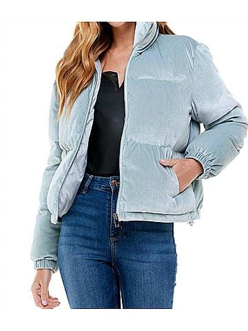 TCEC Puffer in Dusty Blue (view 2)