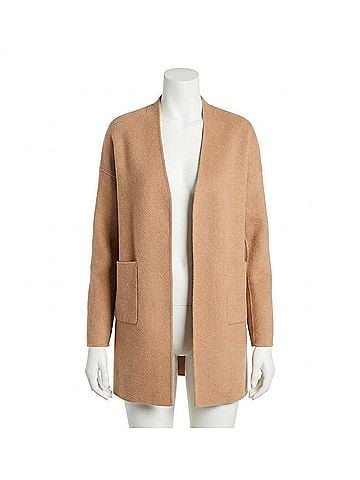 Nic + Zoe Sunset Breeze Reversible Knit Jacket in Burro (view 1)