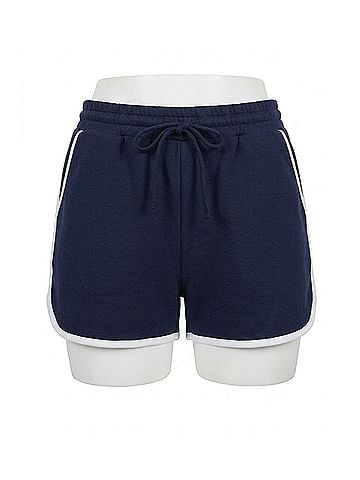 Gilli Laken High Rise Shorts in Navy (view 1)