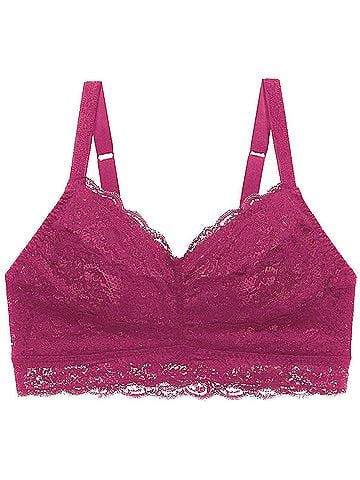 Cosabella Never Say Never Curvy Sweetie Bralette in Victorian Pink (view 1)
