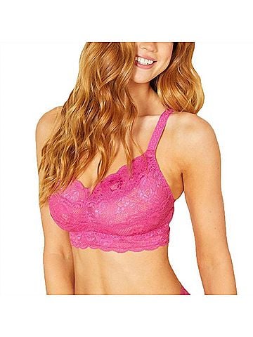 Cosabella Never Say Never Curvy Sweetie Bralette in Victorian Pink (view 2)