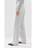 Enza Costa Solid Gray Wool Suiting Pull On Trouser in Light Grey Size 3 - photo 3