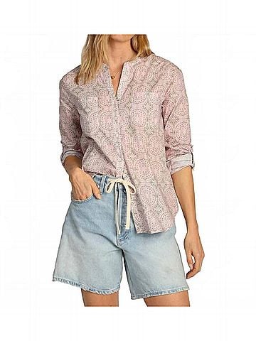 Dylan Roll-Up Sleeve Shirt in Blush (view 2)