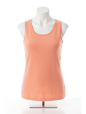 Angel Bra-Friendly Tank Top in Peach (view 1)