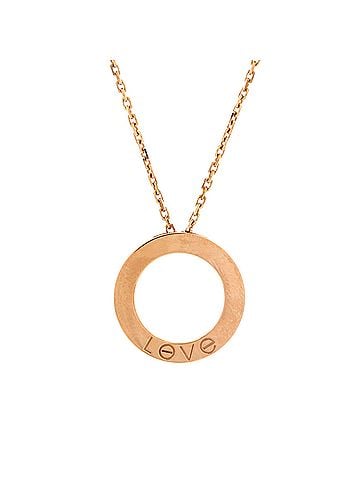 Cartier Love Pendant Necklace 18K Rose Gold (view 1)