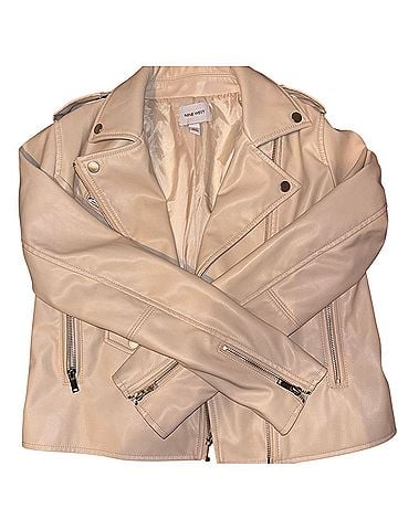 Nine West Faux Leather Jacket (view 1)