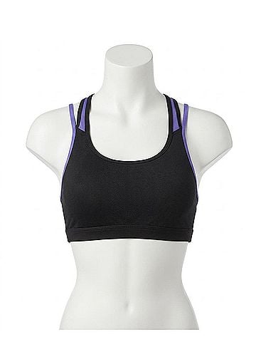 Body Glove Lockdown Medium Impact Sports Bra in Black (view 1)