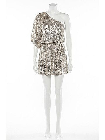 Show Me Your Mumu Trish Dress in Platinum Sequins (view 1)